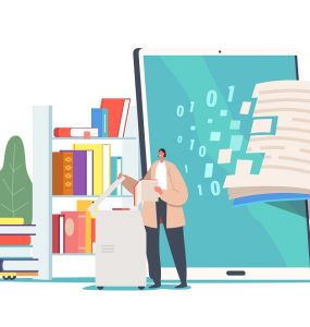 Image livre qui se pixélise