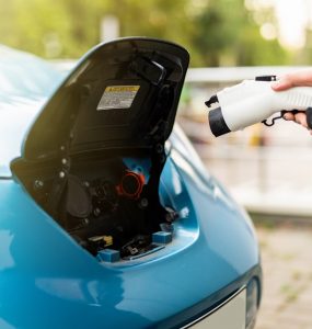 Photo borne de recharge